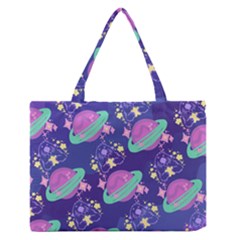 Sparkly Otterspace 2019 Wallpaper Zipper Medium Tote Bag by sparklyotterspace