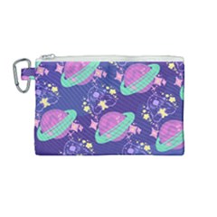 Sparkly Otterspace 2019 Wallpaper Canvas Cosmetic Bag (medium)