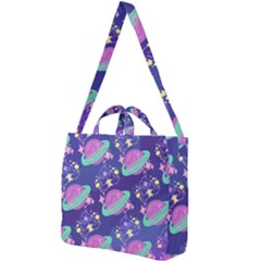 Sparkly Otterspace 2019 Wallpaper Square Shoulder Tote Bag by sparklyotterspace