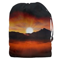 Sunset Sun Light Landscape Drawstring Pouch (xxxl)