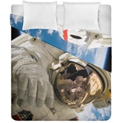 Astronaut Space Shuttle Discovery Duvet Cover Double Side (california King Size) by Pakrebo