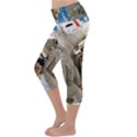 Astronaut Space Shuttle Discovery Lightweight Velour Capri Yoga Leggings View2