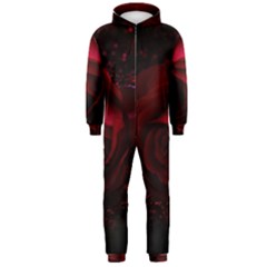 Rose Art Beautiful Beauty Bloom Hooded Jumpsuit (men)  by Pakrebo