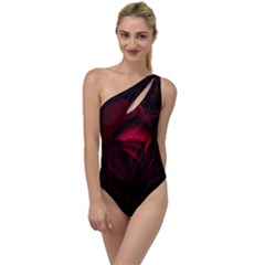 Rose Art Beautiful Beauty Bloom To One Side Swimsuit by Pakrebo