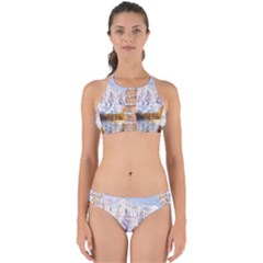 Painting Paint Landscape Nature Perfectly Cut Out Bikini Set by Pakrebo