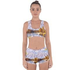 Painting Paint Landscape Nature Racerback Boyleg Bikini Set by Pakrebo