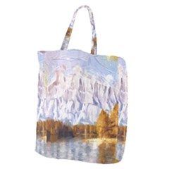 Painting Paint Landscape Nature Giant Grocery Tote by Pakrebo