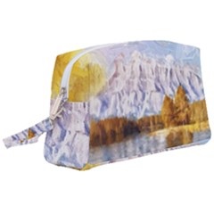 Painting Paint Landscape Nature Wristlet Pouch Bag (large) by Pakrebo