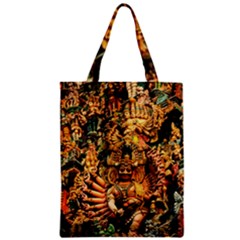 Sculpture Art Temple Tower Zipper Classic Tote Bag by Pakrebo