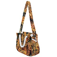 Sculpture Art Temple Tower Rope Handles Shoulder Strap Bag