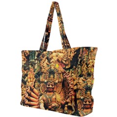 Sculpture Art Temple Tower Simple Shoulder Bag by Pakrebo