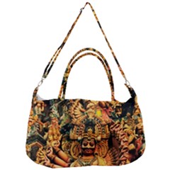 Sculpture Art Temple Tower Removal Strap Handbag by Pakrebo