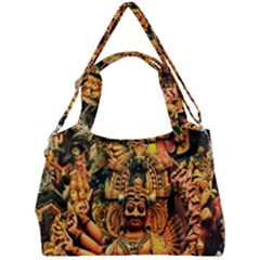 Sculpture Art Temple Tower Double Compartment Shoulder Bag by Pakrebo