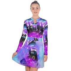 Ski Boot Ski Boots Skiing Activity Long Sleeve Panel Dress by Pakrebo