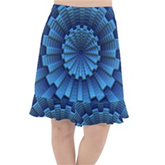 Pattern Background Texture Fishtail Chiffon Skirt