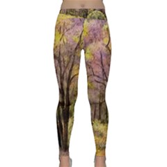 Outdoor Nature Natural Woods Classic Yoga Leggings by Pakrebo