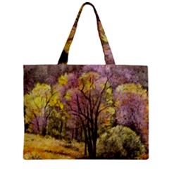 Outdoor Nature Natural Woods Zipper Mini Tote Bag by Pakrebo