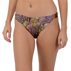 Outdoor Nature Natural Woods Band Bikini Bottom by Pakrebo