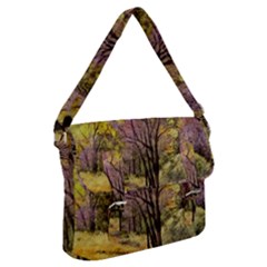 Outdoor Nature Natural Woods Buckle Messenger Bag by Pakrebo