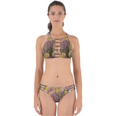 Outdoor Nature Natural Woods Perfectly Cut Out Bikini Set by Pakrebo