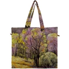 Outdoor Nature Natural Woods Canvas Travel Bag by Pakrebo