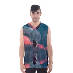 Astronaut Moon Space Planet Men s Sportswear