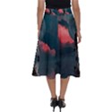 Astronaut Moon Space Planet Perfect Length Midi Skirt View2