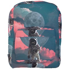 Astronaut Moon Space Planet Full Print Backpack