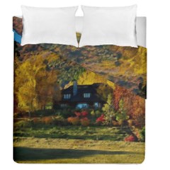 Outdoor Landscape Scenic View Duvet Cover Double Side (queen Size)