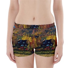 Outdoor Landscape Scenic View Boyleg Bikini Wrap Bottoms by Pakrebo