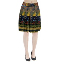 Outdoor Landscape Scenic View Pleated Skirt by Pakrebo