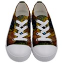 Outdoor Landscape Scenic View Kids  Low Top Canvas Sneakers View1