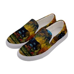 Outdoor Landscape Scenic View Women s Canvas Slip Ons by Pakrebo