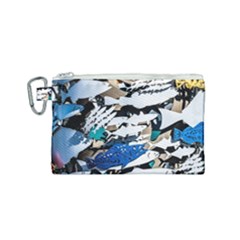 Art Fish Salmon Sydney Metal Canvas Cosmetic Bag (small) by Pakrebo