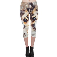 Chihuahua Dog Cute Pets Small Capri Leggings  by Pakrebo