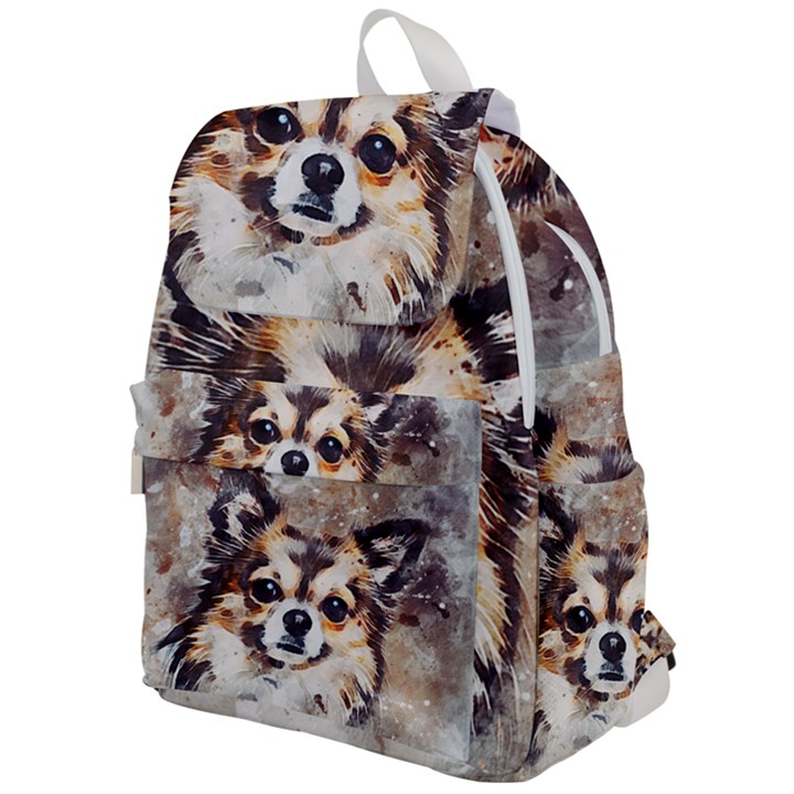 Chihuahua Dog Cute Pets Small Top Flap Backpack