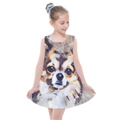 Chihuahua Dog Cute Pets Small Kids  Summer Dress by Pakrebo