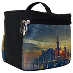 City Metro Pole Buildings Make Up Travel Bag (big) by Pakrebo