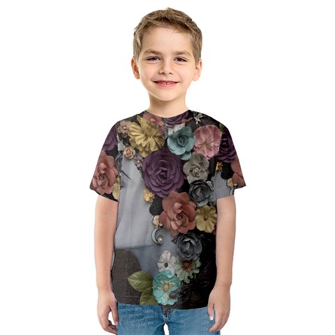 Asian Beauty Kids  Sport Mesh Tee by CKArtCreations