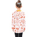 Petroglyph Art Symbols Art Rock Kids  Double Breasted Button Coat View2