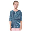 Form Pattern Tunnel Design Kids  Quarter Sleeve Raglan Tee View1