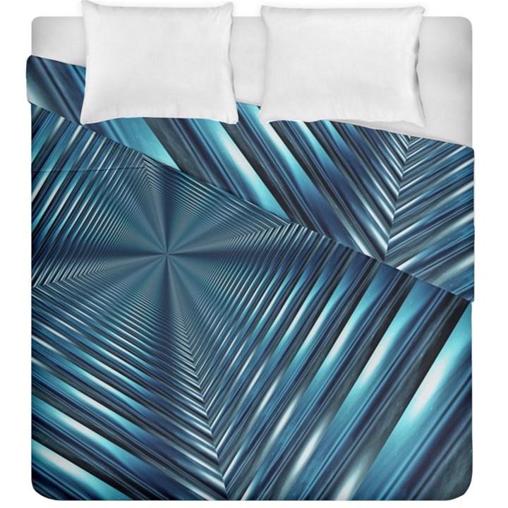 Form Pattern Tunnel Design Duvet Cover Double Side (King Size)