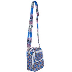 Pattern Sequence Motif Design Plan Floral Shoulder Strap Belt Bag by Pakrebo