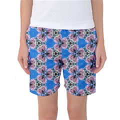 Pattern Sequence Motif Design Plan Floral Women s Basketball Shorts by Pakrebo