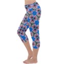 Pattern Sequence Motif Design Plan Floral Capri Yoga Leggings View2