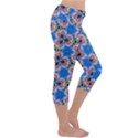 Pattern Sequence Motif Design Plan Floral Capri Yoga Leggings View3