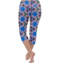 Pattern Sequence Motif Design Plan Floral Capri Yoga Leggings View4