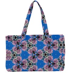 Pattern Sequence Motif Design Plan Floral Canvas Work Bag by Pakrebo