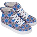 Pattern Sequence Motif Design Plan Floral Kids  Hi-Top Skate Sneakers View3