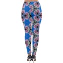 Pattern Sequence Motif Design Plan Floral Lightweight Velour Leggings View2